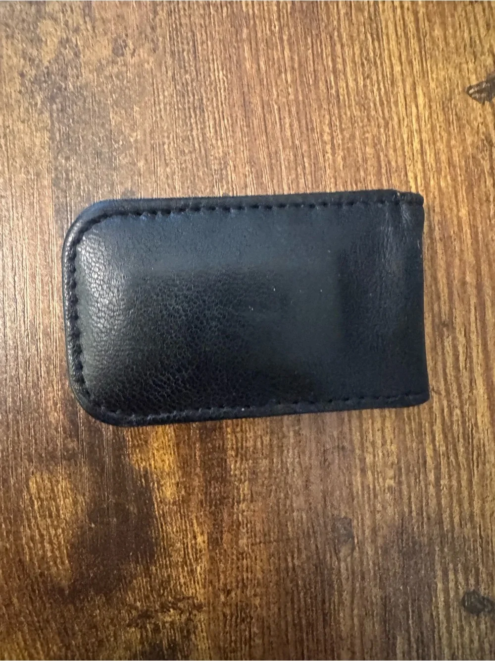 Carlo Amboldi Lambskin Leather Magnetic Money‎ Clip Black Holds Bills Secure